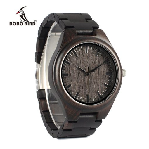 Zegarek drewniany Bobo Bird Heban H05