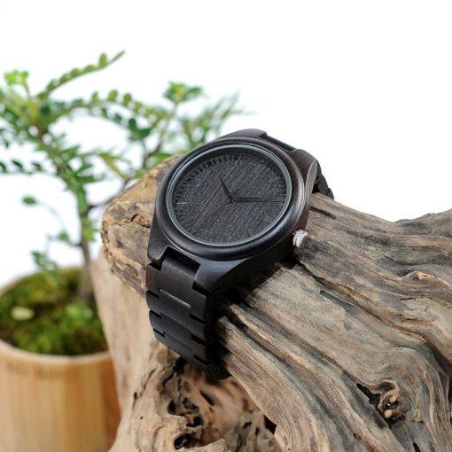 Zegarek drewniany Bobo Bird Heban H05