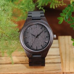 Zegarek drewniany Bobo Bird Heban H05