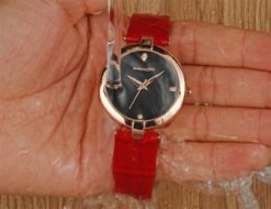 Zegarek Sanda Diamond czerwony czarny 3