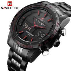 Zegarek Naviforce Power czarny czerwony