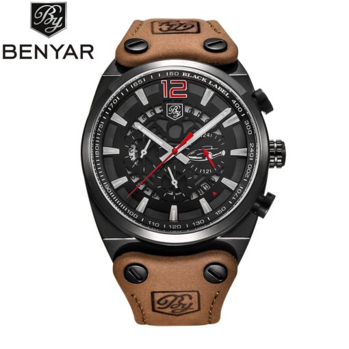 Zegarek Benyar Blackbird czarny-czerwony BY5112