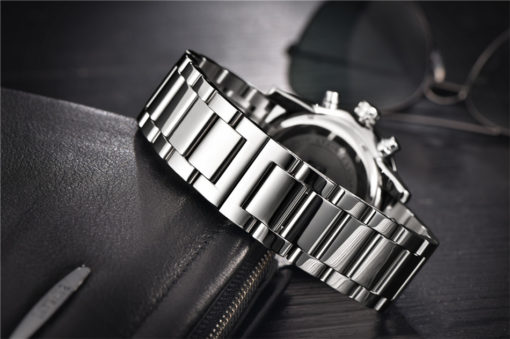 Zegarek Benyar Steel srebrno-czarny