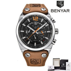 Zegarek Benyar Blackbird srebrny-pomarańczowy BY5112