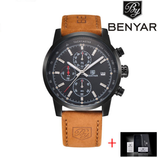 Zegarek Benyar czarno-czarny BY5102