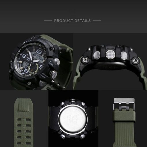 Zegarek Smael Military zielony
