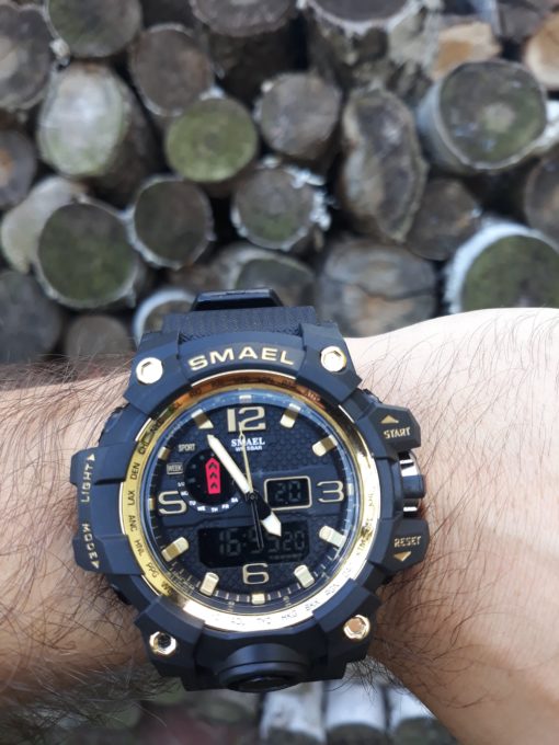Zegarek Smael Camouflage złoty