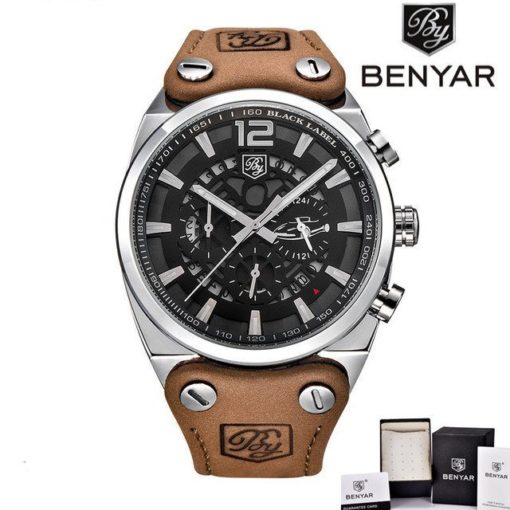 Zegarek Benyar Blackbird srebrny-srebrny