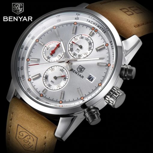 Zegarek Benyar srebrno-srebrny BY5102