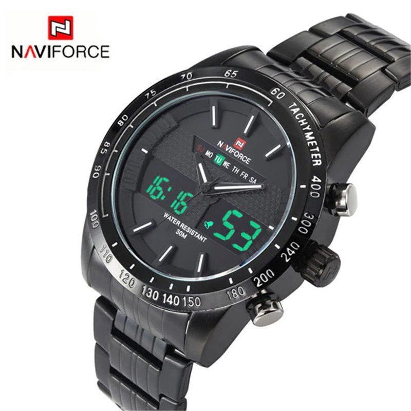 Zegarek Naviforce Power czarny biały 7
