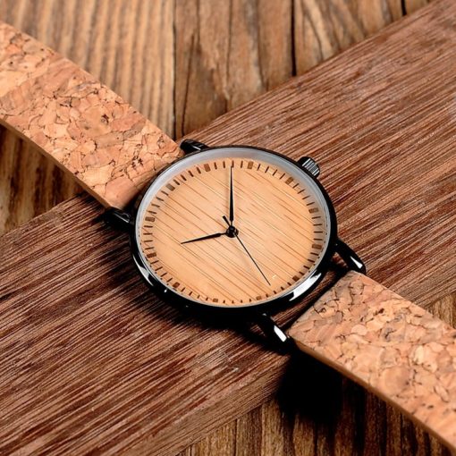 Zegarek drewniany Bobo Bird Cork E19