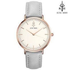 Zegarek King Hoon Star szary złoty biały