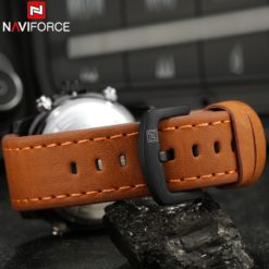 Zegarek NaviForce Top brązowy pomarańczowy 3