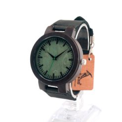 Drewniany zegarek Bobo Bird Shade Green C25