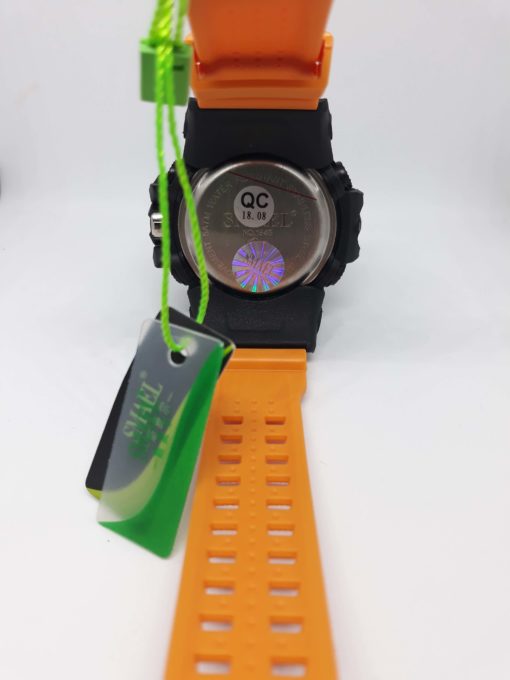 Zegarek Smael Camouflage pomarańczowy