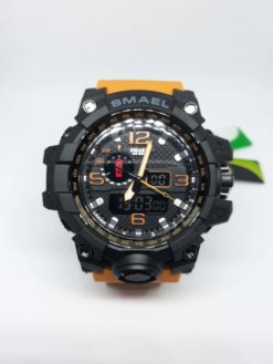 Zegarek Smael Camouflage pomarańczowy 7
