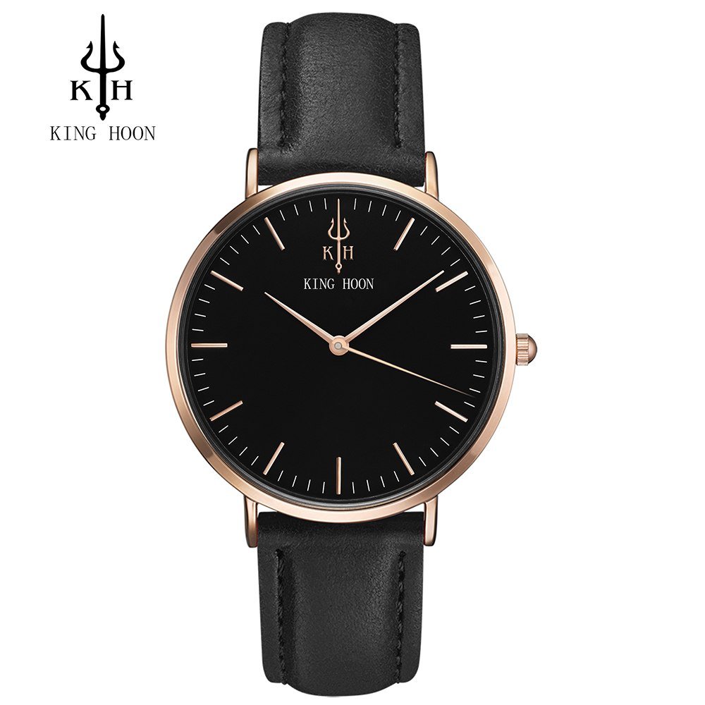 Złoto-czarny zegarek King Hoon Star