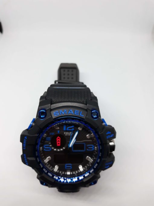 Zegarek Smael Camouflage niebieski czarny