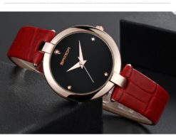 Zegarek Sanda Diamond czerwony czarny