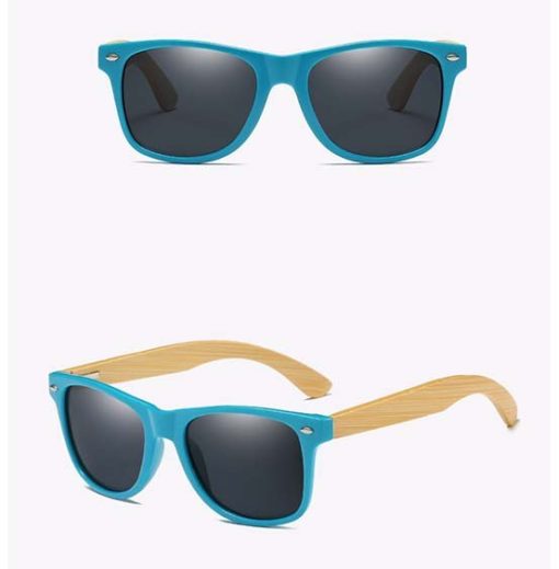 Drewniane okulary przeciwsłoneczne C01- czarne – bambus