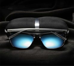 Okulary przeciwsłoneczne aluminiowe M02- niebieskie 2