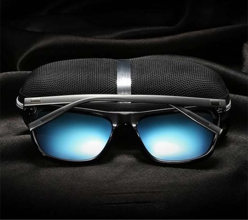 Okulary przeciwsłoneczne aluminiowe M02- niebieskie
