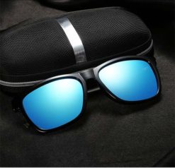 Okulary przeciwsłoneczne aluminiowe M02- niebieskie 3