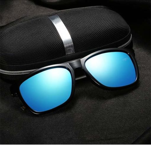 Okulary przeciwsłoneczne aluminiowe M02- niebieskie