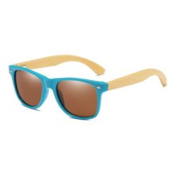 Drewniane okulary przeciwsłoneczne C01- brązowe – bambus
