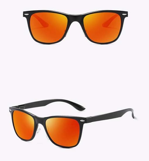Okulary przeciwsłoneczne aluminiowe M04- pomarańczowe