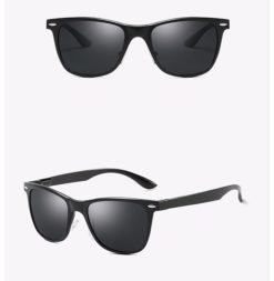 Okulary przeciwsłoneczne aluminiowe M04- czarne