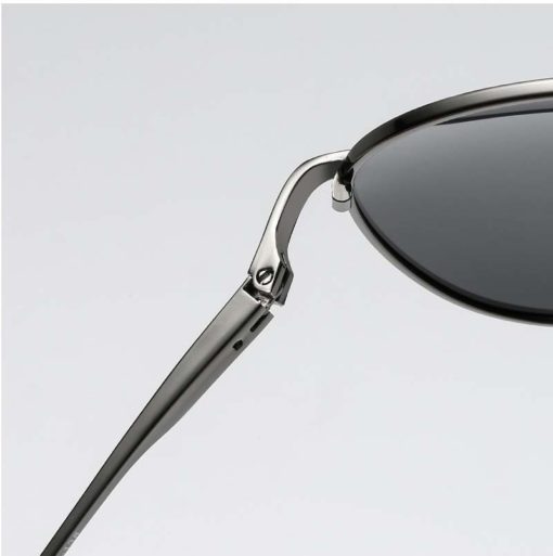 Okulary przeciwsłoneczne aluminiowe M06 szaro-czarne