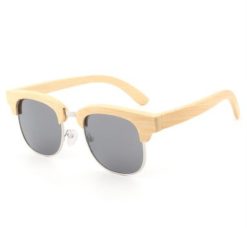 Drewniane okulary przeciwsłoneczne B10-czarne – bambus