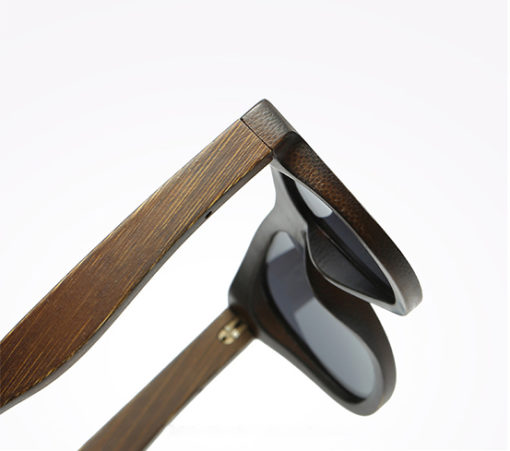 Drewniane okulary przeciwsłoneczne B07- brązowe – bambus