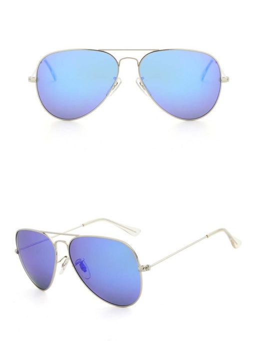 Okulary przeciwsłoneczne aluminiowe M05- ciemno-niebieskie