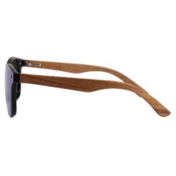 Drewniane okulary przeciwsłoneczne C04- zielone - zebrano 3