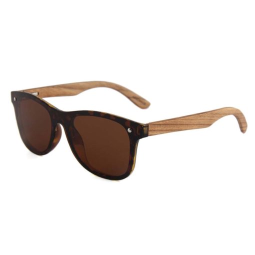 Drewniane okulary przeciwsłoneczne C04- panterki- zebrano