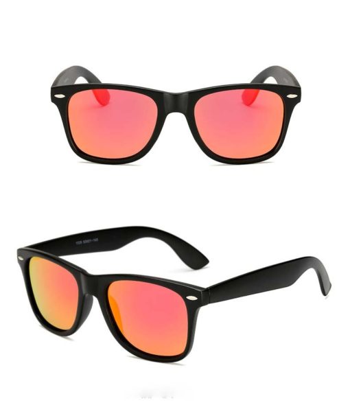 Okulary przeciwsłoneczne D01 matowe czerwone