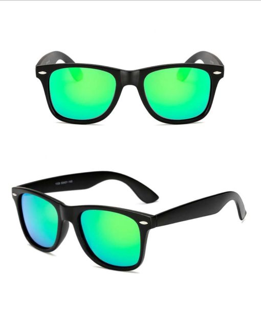 Okulary przeciwsłoneczne D01 matowe zielone