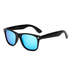 Okulary przeciwsłoneczne D02 błyszczące niebieskie