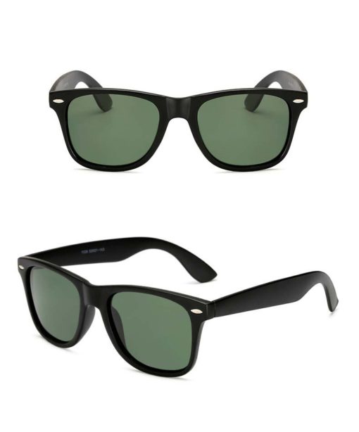 Okulary przeciwsłoneczne D01 matowe ciemno-zielone