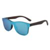 Drewniane okulary przeciwsłoneczne C04 Niebieskie