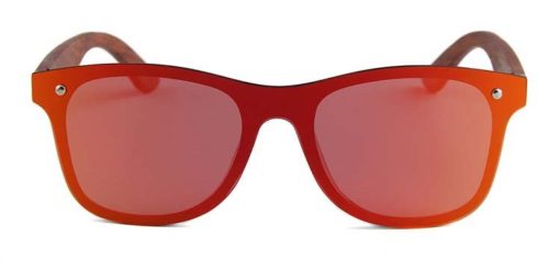 Drewniane okulary przeciwsłoneczne C04- pomarańczowe – palisander