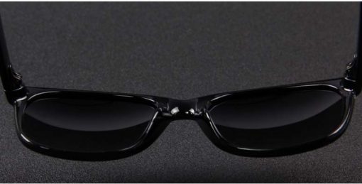 Okulary przeciwsłoneczne D02 błyszczące czarne