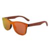 Drewniane okulary przeciwsłoneczne C04 Pomarańczowe