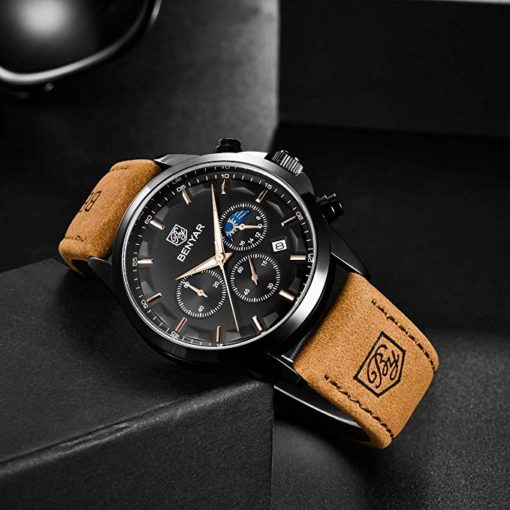 Zegarek Benyar Excellence czarno czarny