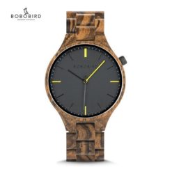 Drewniany zegarek Bobo Bird Slim S27-2