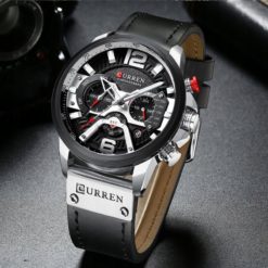 Zegarek Curren Milano czarny srebrny