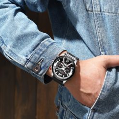 Zegarek Curren Milano czarny srebrny 3