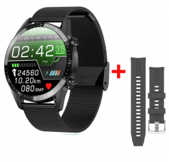 Smartwatch sportowy Health Pro z Pomiarem Temperatury, Ciśnienia, Pulsoksymetrem